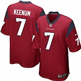 Nike Men & Women & Youth Texans #7 Keenum Red Team Color Game Jersey,baseball caps,new era cap wholesale,wholesale hats